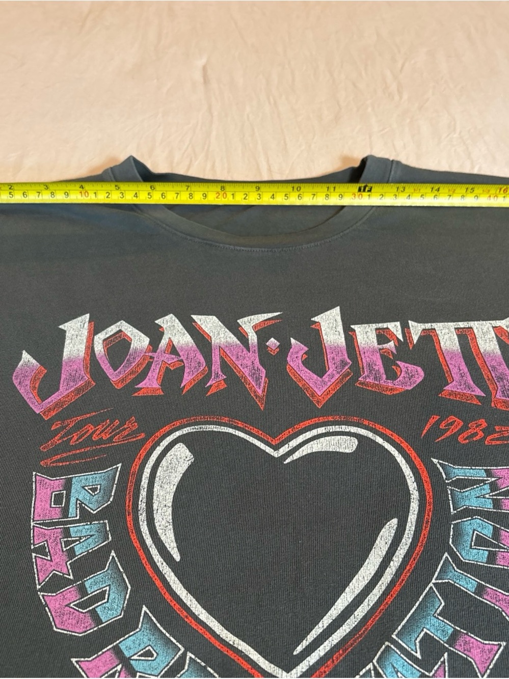 Joan Jett Women’s Black Graphic Tee - Bad Reputation - Picture 6 of 8